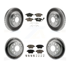 Transit Auto KGC-100618 Disc Brake Kit for 2017-2018 Volkswagen Jetta - Front and Rear