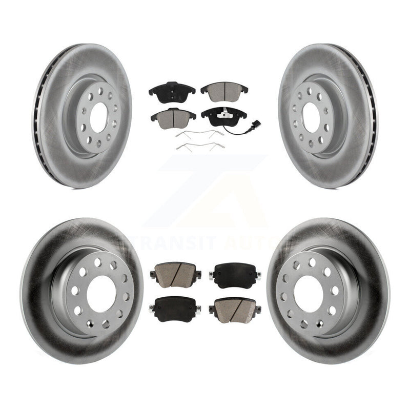 Transit Auto KGC-100619 Disc Brake Kit for 2015-2020 Volkswagen Passat - Front and Rear