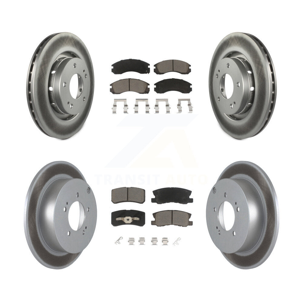 Transit Auto KGC-100626 Disc Brake Kit for 2009 Mitsubishi Lancer - Front and Rear