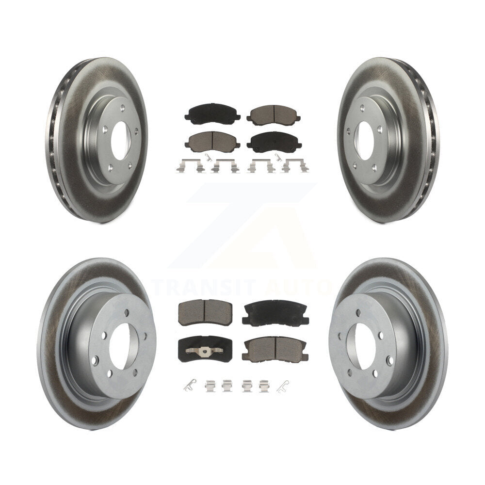 Transit Auto KGC-100627 Disc Brake Kit for 2007-2017 Mitsubishi Lancer, Mitsubishi Outlander and More - Front and Rear