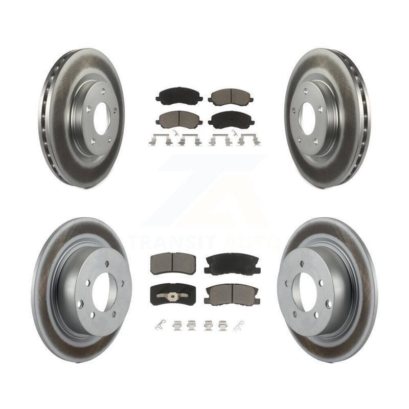 Transit Auto KGC-100627 Disc Brake Kit for 2007-2017 Mitsubishi Lancer, Mitsubishi Outlander and More - Front and Rear
