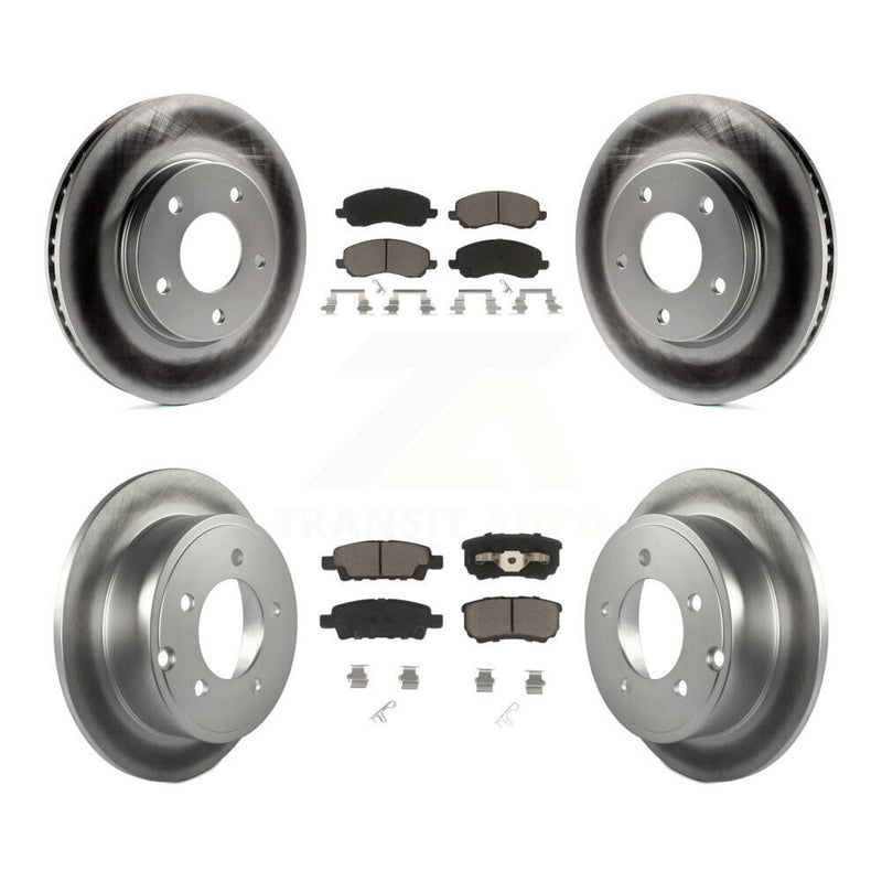Transit Auto KGC-100628 Disc Brake Kit for 2007-2016 Mitsubishi Lancer, Dodge Caliber - Front and Rear