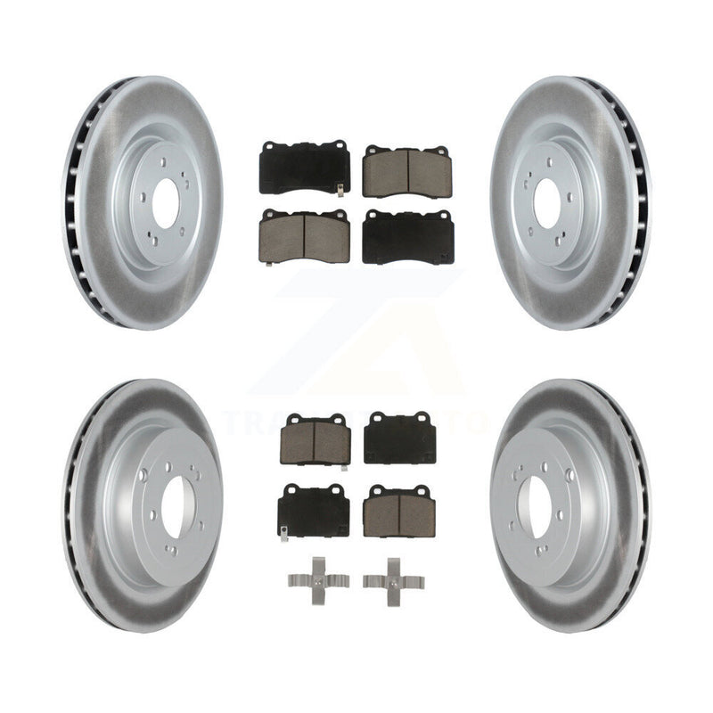 Transit Auto KGC-100629 Disc Brake Kit for 2008-2015 Mitsubishi Lancer - Front and Rear