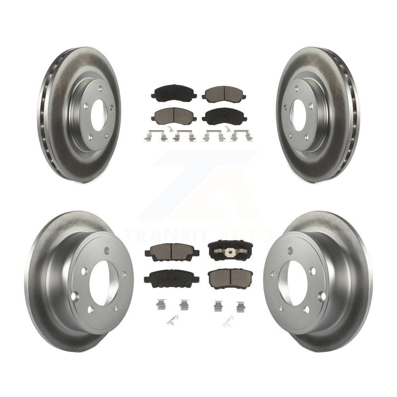Transit Auto KGC-100630 Disc Brake Kit for 2007-2017 Chrysler 200, Dodge Caliber and More - Front and Rear