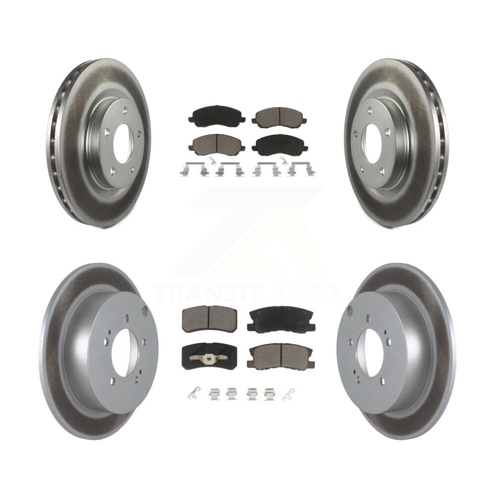 Transit Auto KGC-100631 Disc Brake Kit for 2007-2013 Mitsubishi Outlander - Front and Rear