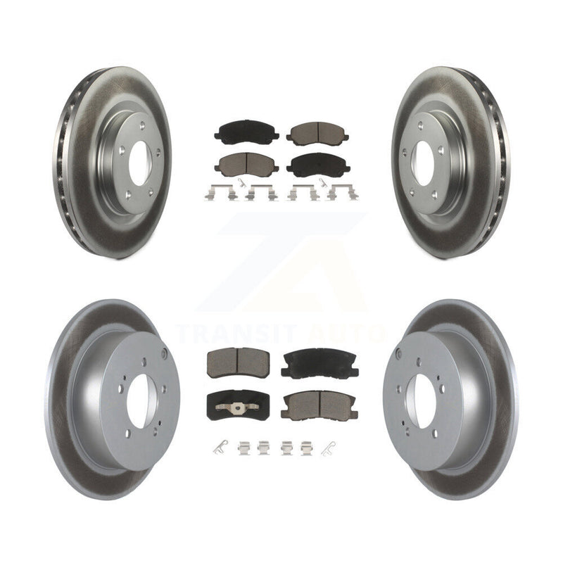 Transit Auto KGC-100631 Disc Brake Kit for 2007-2013 Mitsubishi Outlander - Front and Rear