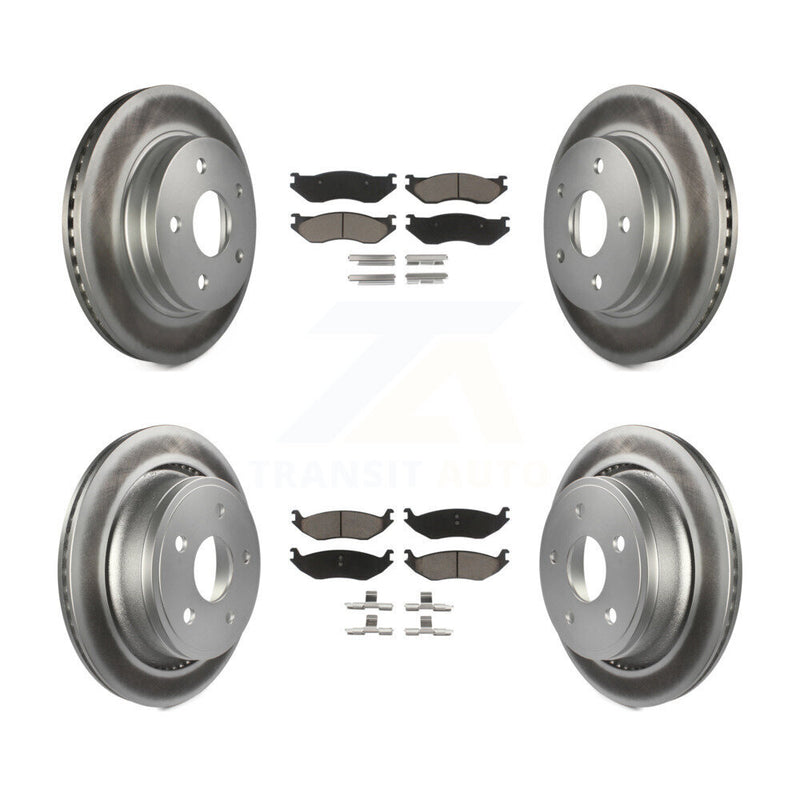 Transit Auto KGC-100636 Disc Brake Kit for 2004-2006 Dodge Ram 1500, Dodge Durango - Front and Rear