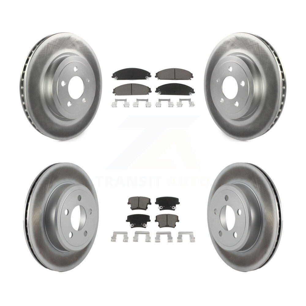 Transit Auto KGC-100638 Disc Brake Kit for 2005-2023 Dodge Challenger, Dodge Charger and More - Front and Rear