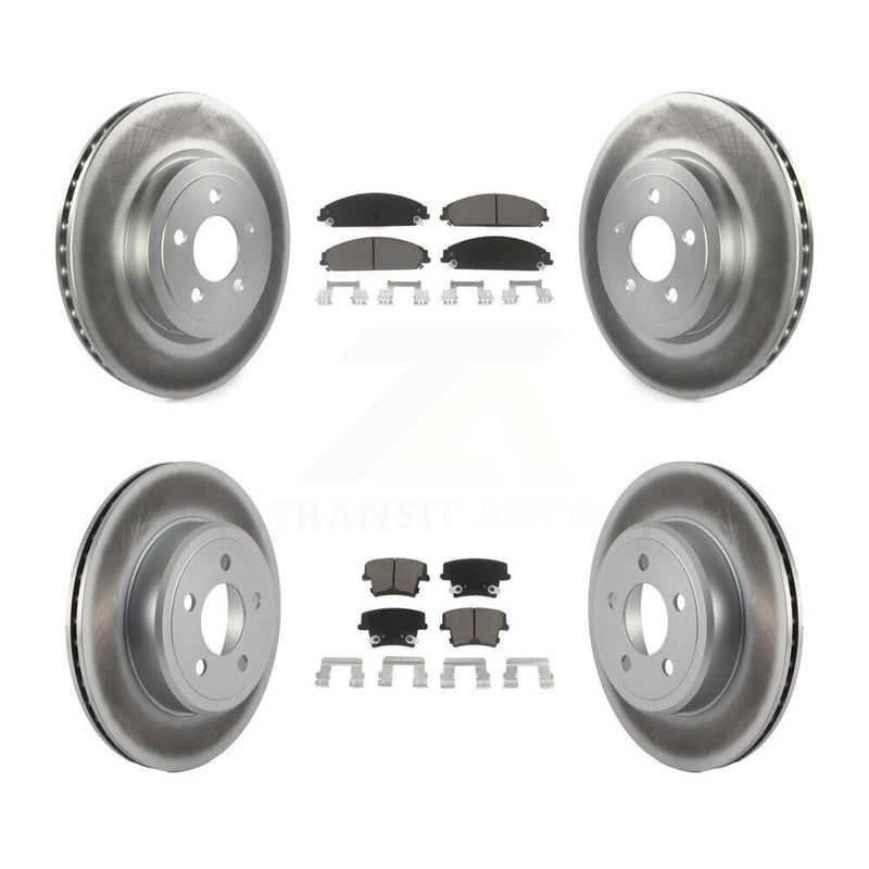 Transit Auto KGC-100638 Disc Brake Kit for 2005-2023 Dodge Challenger, Dodge Charger and More - Front and Rear
