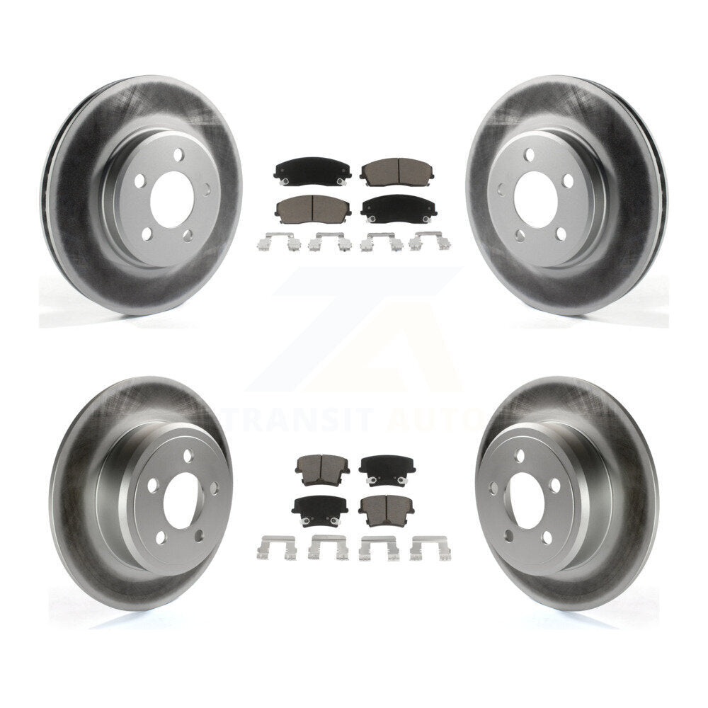 Transit Auto KGC-100640 Disc Brake Kit for 2005-2023 Dodge Charger, Dodge Challenger and More - Front and Rear