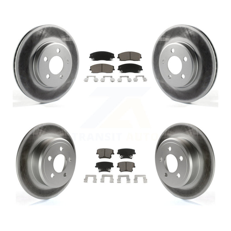 Transit Auto KGC-100640 Disc Brake Kit for 2005-2023 Dodge Charger, Dodge Challenger and More - Front and Rear