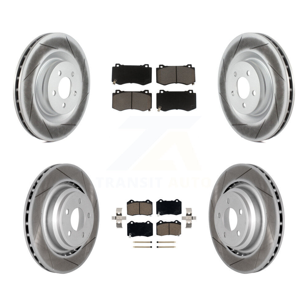 Transit Auto KGC-100641 Disc Brake Kit for 2005-2023 Dodge Challenger, Dodge Charger and More - Front and Rear