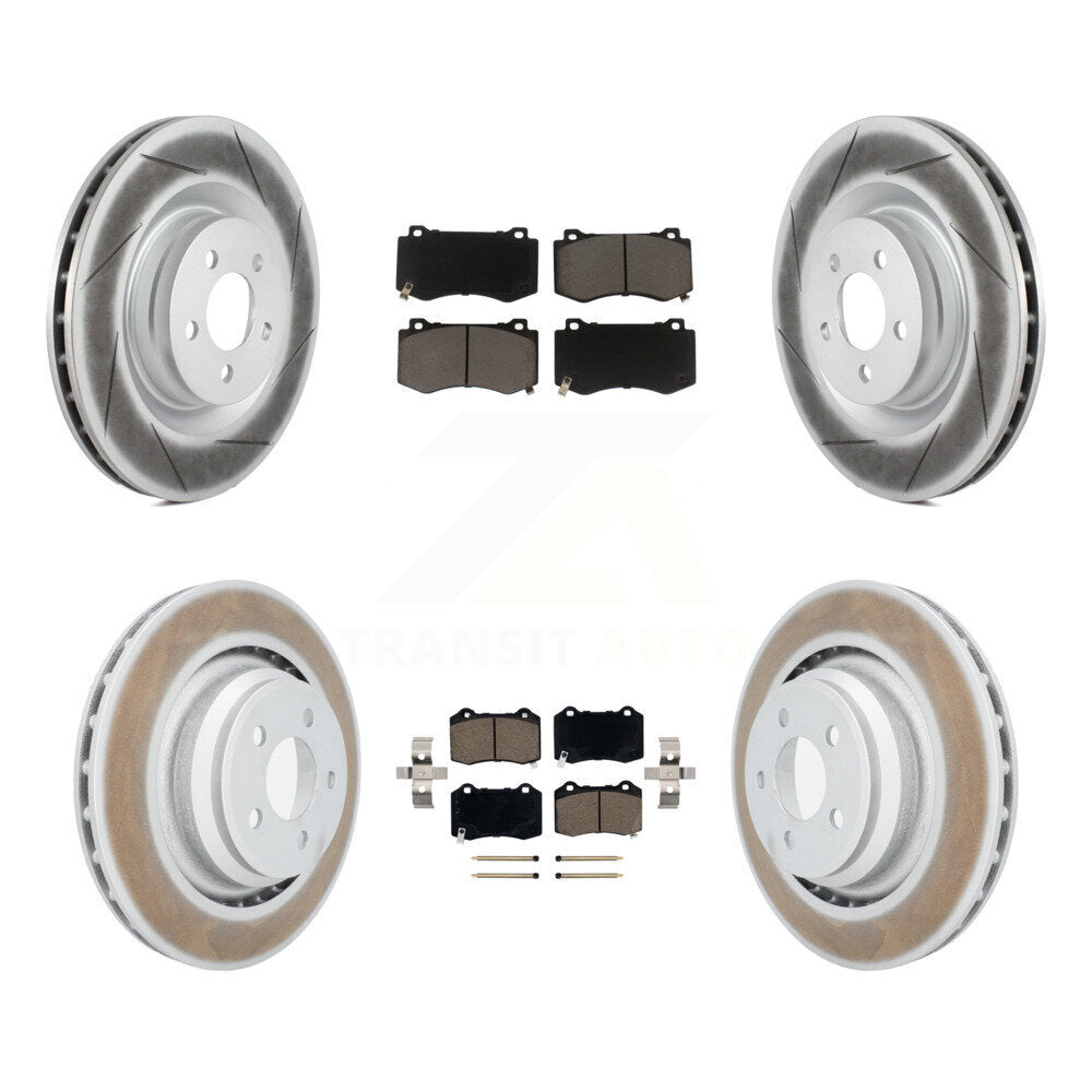 Transit Auto KGC-100642 Disc Brake Kit for 2005-2023 Dodge Challenger, Dodge Charger and More - Front and Rear