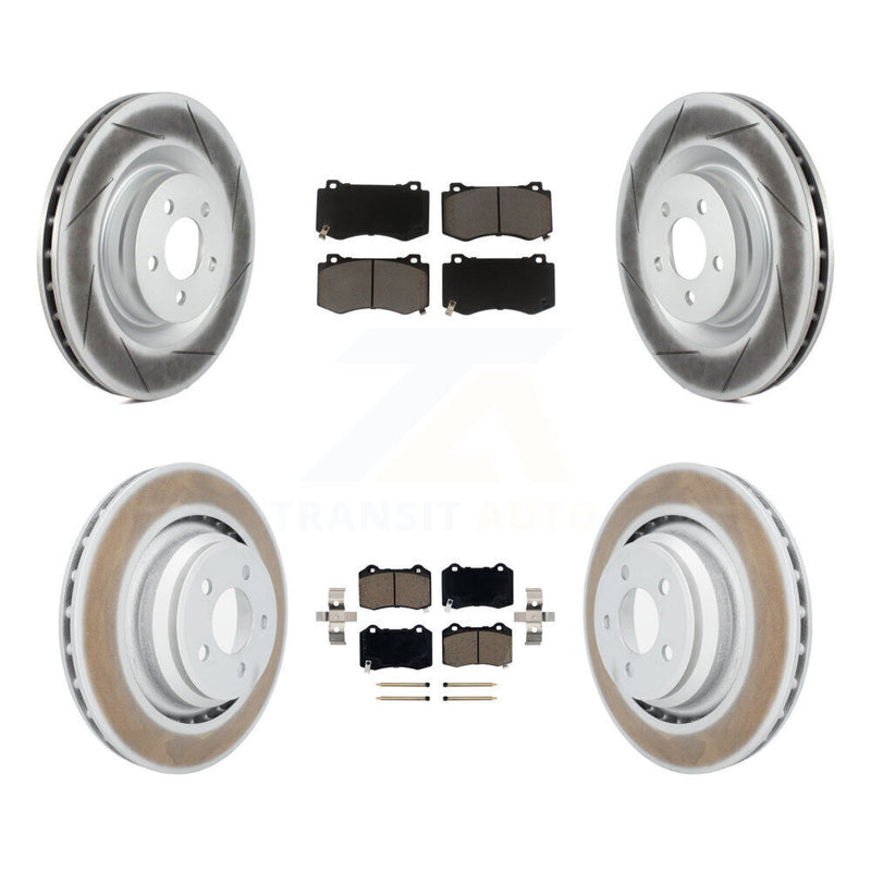 Transit Auto KGC-100642 Disc Brake Kit for 2005-2023 Dodge Challenger, Dodge Charger and More - Front and Rear