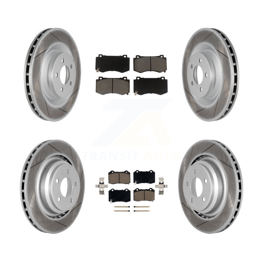 Transit Auto KGC-100643 Disc Brake Kit for 2005-2023 Dodge Challenger, Dodge Charger and More - Front and Rear