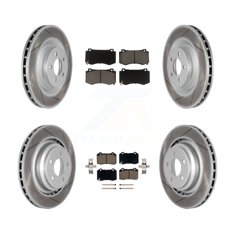 Transit Auto KGC-100643 Disc Brake Kit for 2005-2023 Dodge Challenger, Dodge Charger and More - Front and Rear