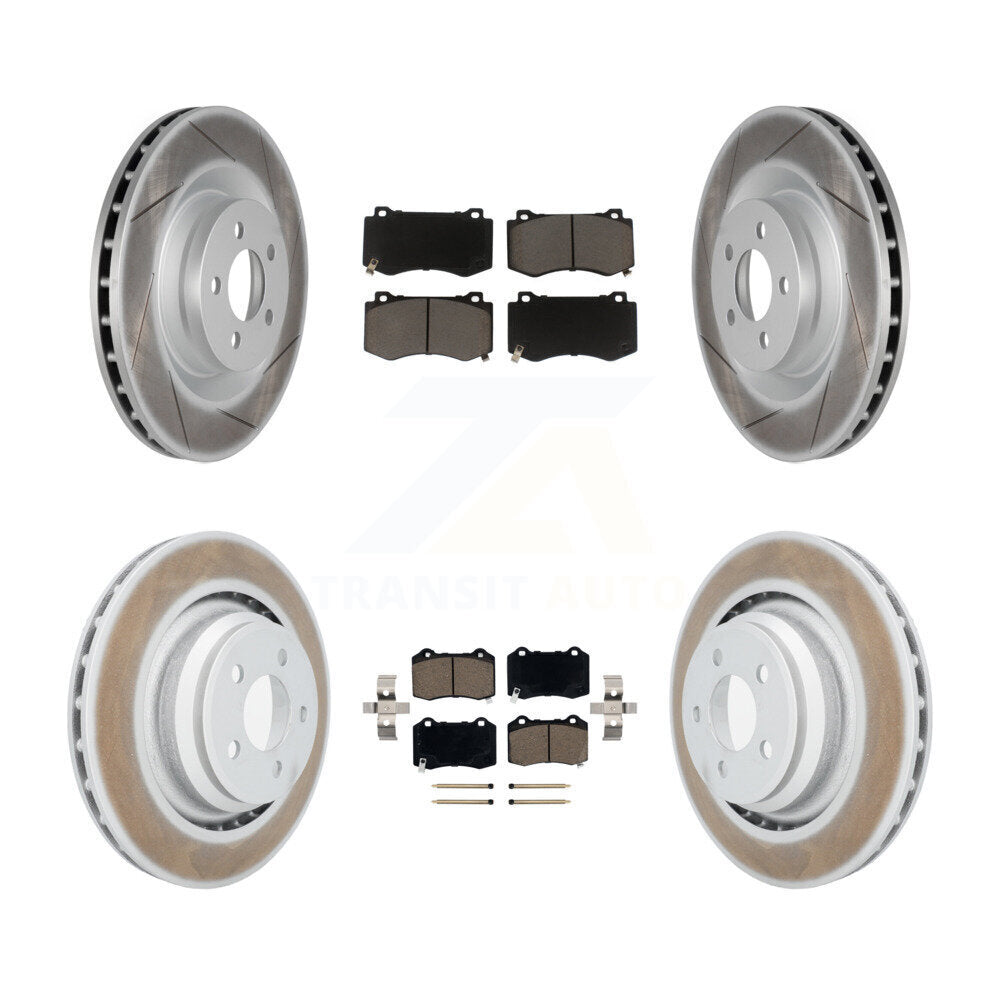 Transit Auto KGC-100644 Disc Brake Kit for 2005-2023 Dodge Challenger, Dodge Charger and More - Front and Rear