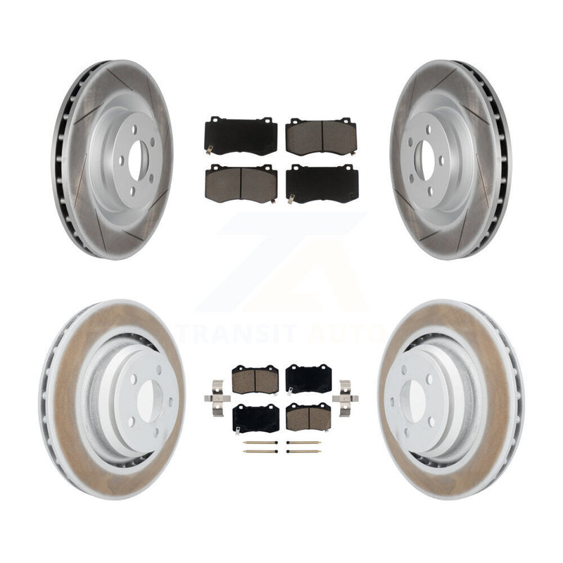 Transit Auto KGC-100644 Disc Brake Kit for 2005-2023 Dodge Challenger, Dodge Charger and More - Front and Rear