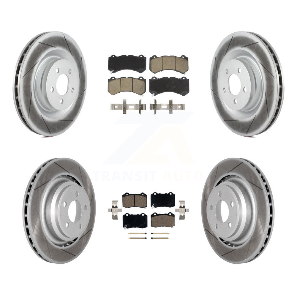 Transit Auto KGC-100645 Disc Brake Kit for 2015-2021 Dodge Charger, Dodge Challenger - Front and Rear