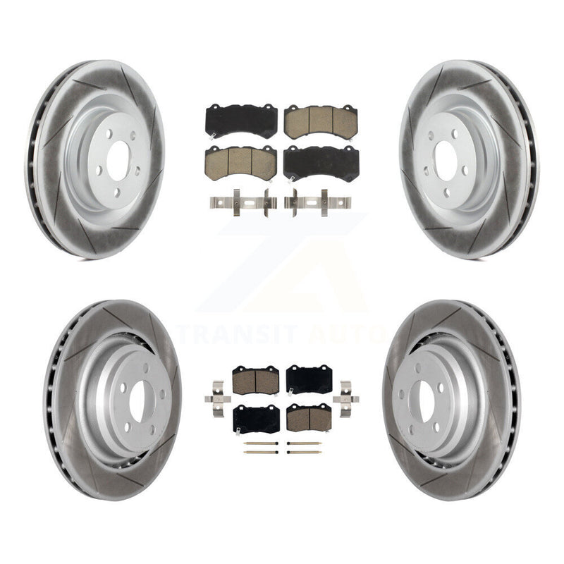 Transit Auto KGC-100645 Disc Brake Kit for 2015-2021 Dodge Charger, Dodge Challenger - Front and Rear