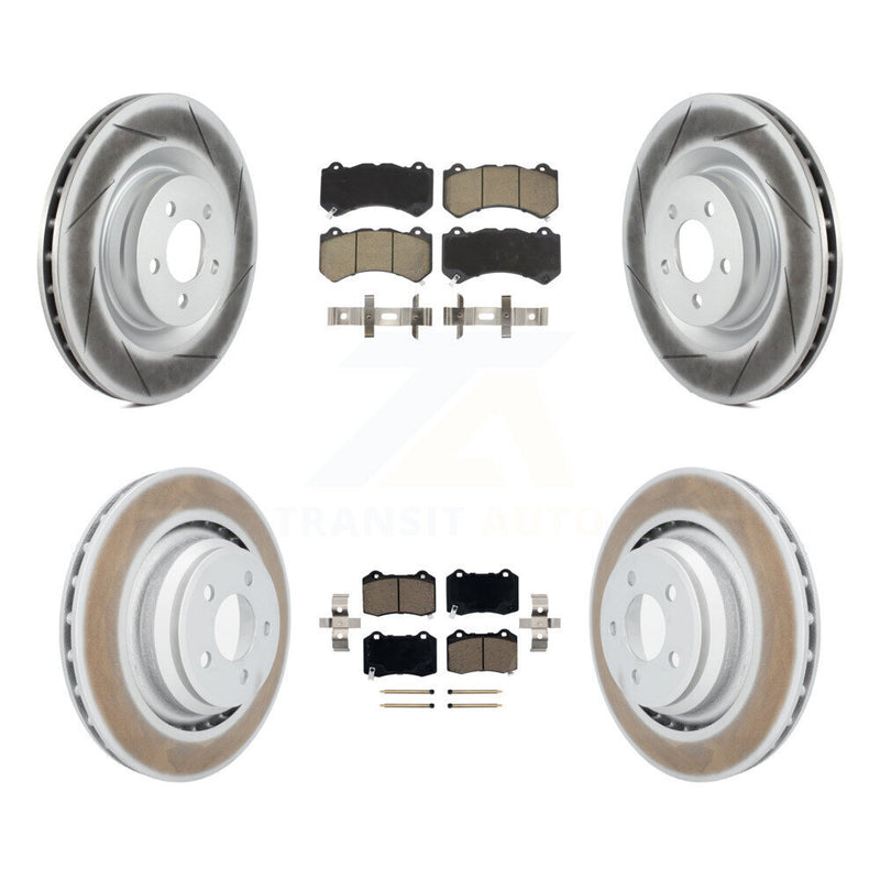 Transit Auto KGC-100646 Disc Brake Kit for 2015-2021 Dodge Charger, Dodge Challenger - Front and Rear