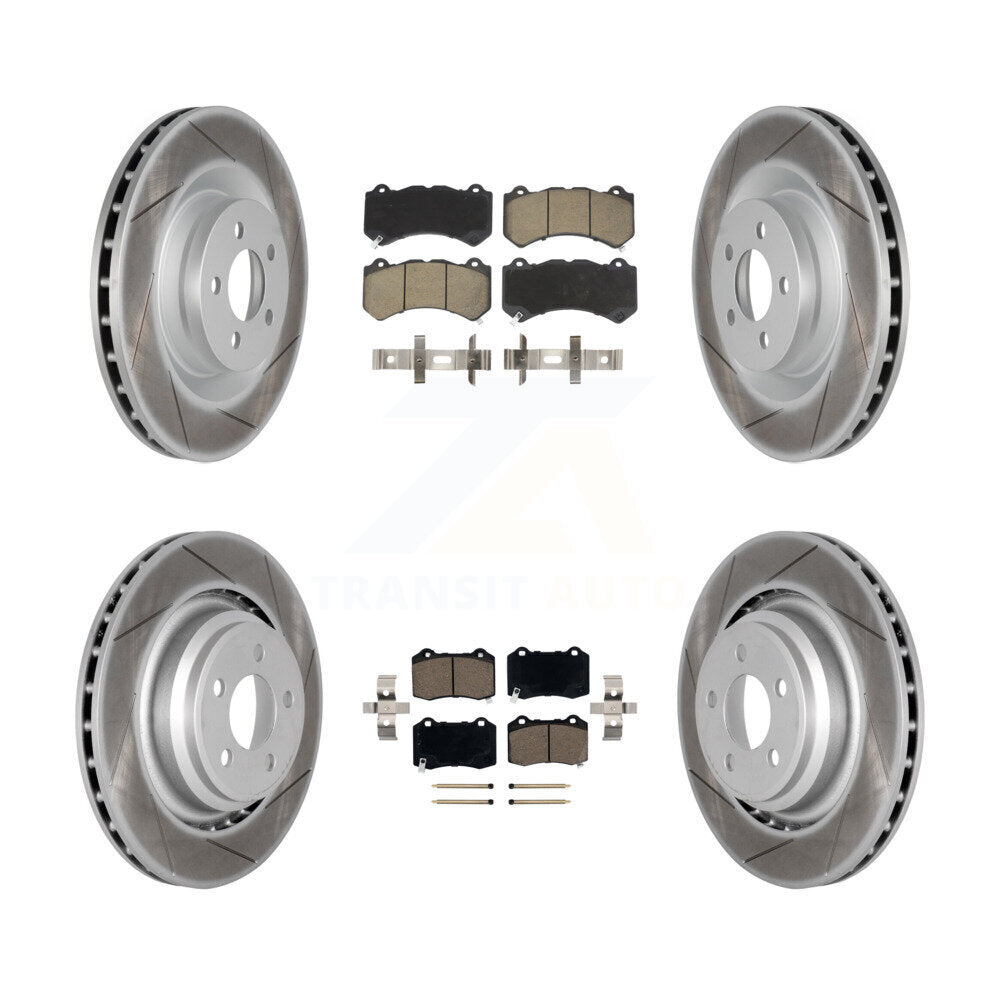 Transit Auto KGC-100647 Disc Brake Kit for 2015-2021 Dodge Charger, Dodge Challenger - Front and Rear