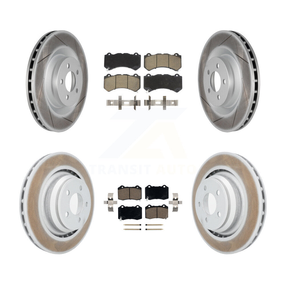 Transit Auto KGC-100648 Disc Brake Kit for 2015-2021 Dodge Charger, Dodge Challenger - Front and Rear