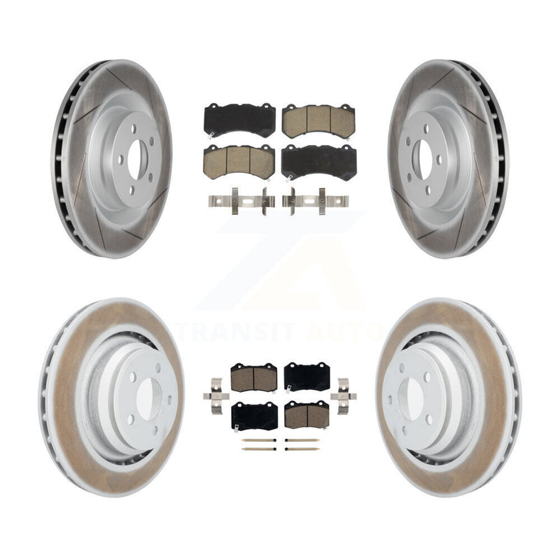 Transit Auto KGC-100648 Disc Brake Kit for 2015-2021 Dodge Charger, Dodge Challenger - Front and Rear