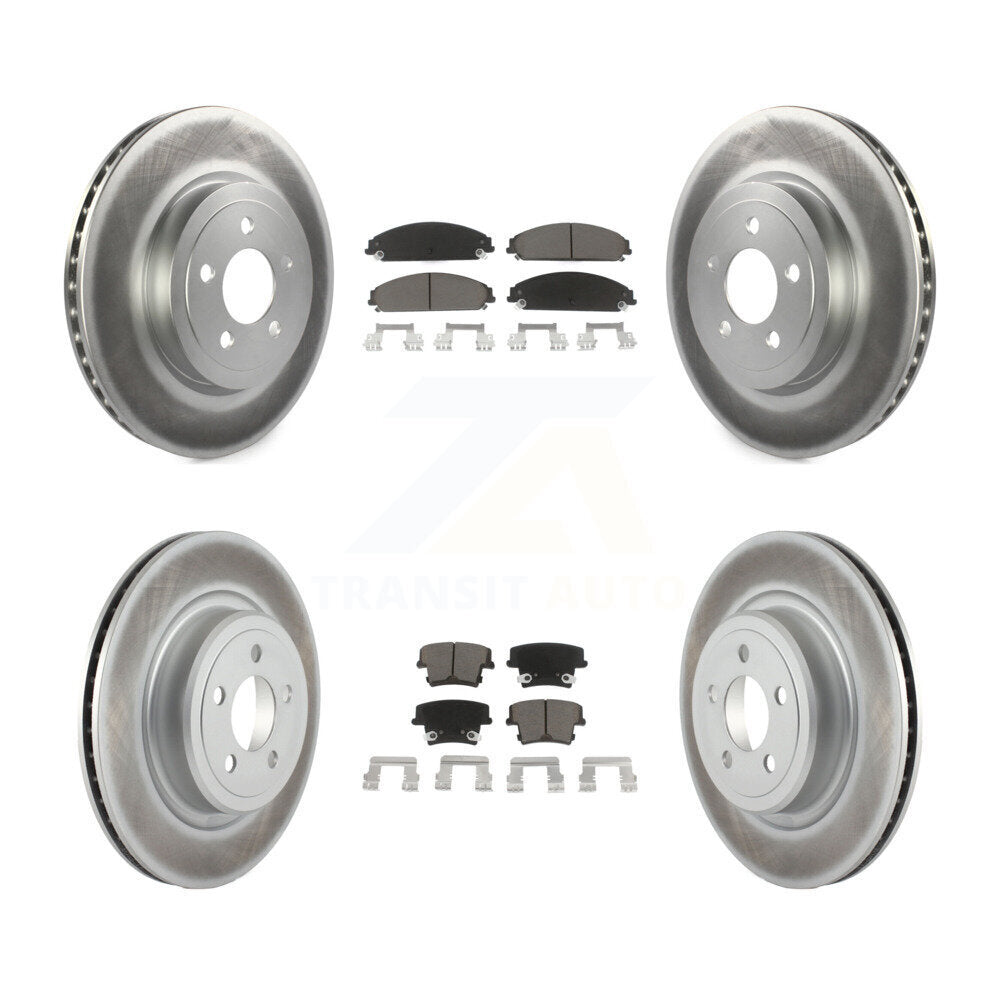 Transit Auto KGC-100649 Disc Brake Kit for 2006-2013 Dodge Charger - Front and Rear