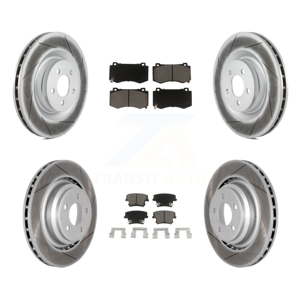 Transit Auto KGC-100652 Disc Brake Kit for 2015 Dodge Charger - Front and Rear