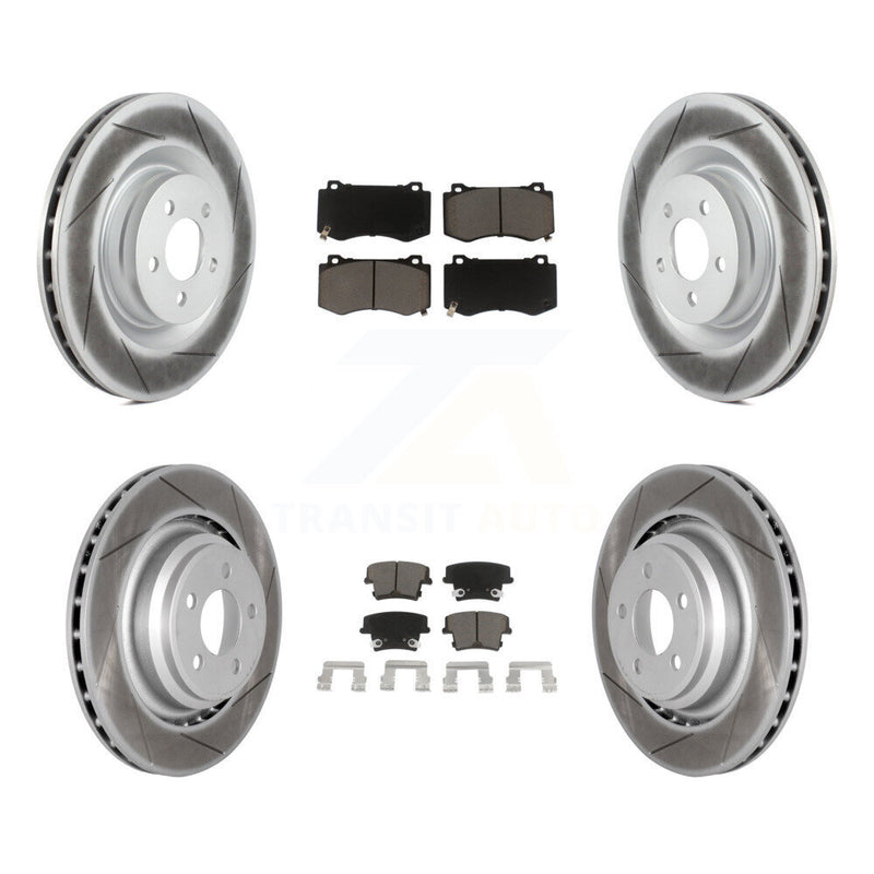 Transit Auto KGC-100652 Disc Brake Kit for 2015 Dodge Charger - Front and Rear