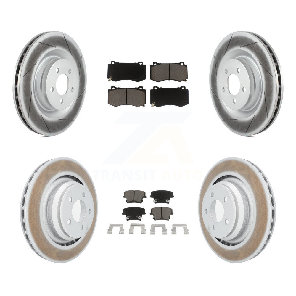 Transit Auto KGC-100653 Disc Brake Kit for 2015 Dodge Charger - Front and Rear