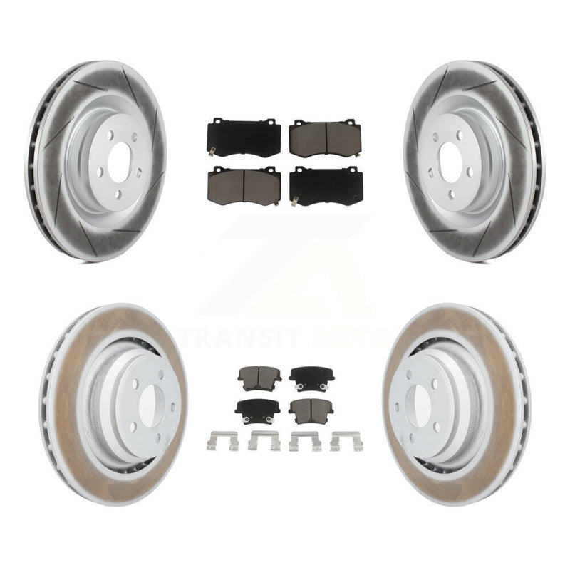 Transit Auto KGC-100653 Disc Brake Kit for 2015 Dodge Charger - Front and Rear