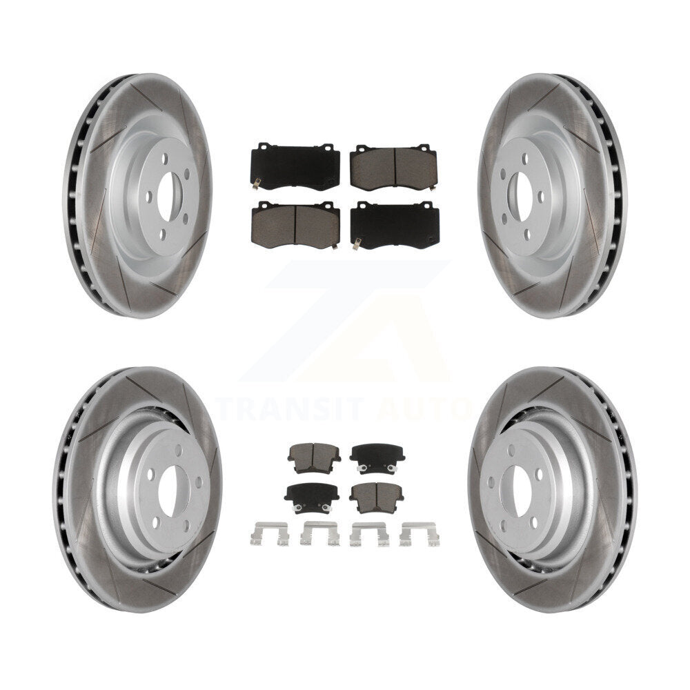Transit Auto KGC-100654 Disc Brake Kit for 2015 Dodge Charger - Front and Rear