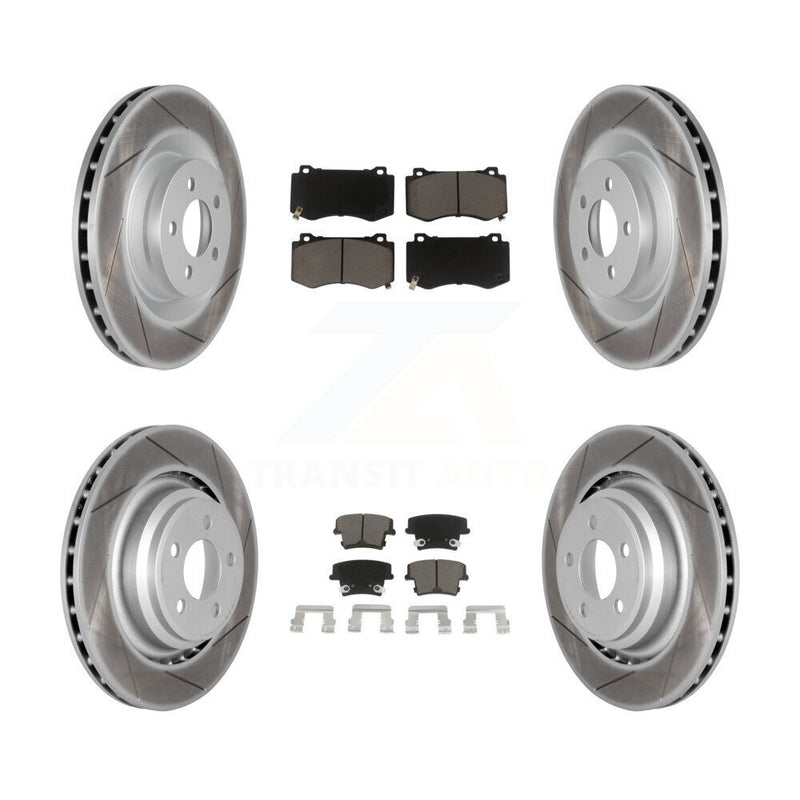 Transit Auto KGC-100654 Disc Brake Kit for 2015 Dodge Charger - Front and Rear