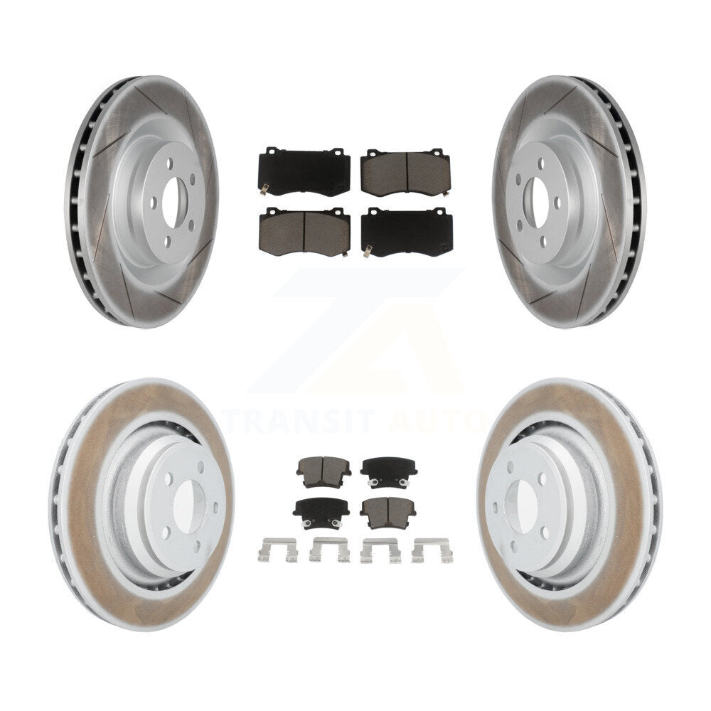 Transit Auto KGC-100655 Disc Brake Kit for 2015 Dodge Charger - Front and Rear