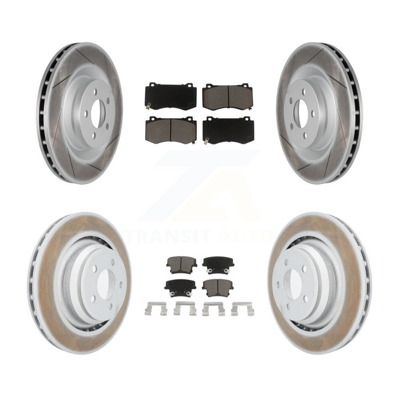 Transit Auto KGC-100655 Disc Brake Kit for 2015 Dodge Charger - Front and Rear