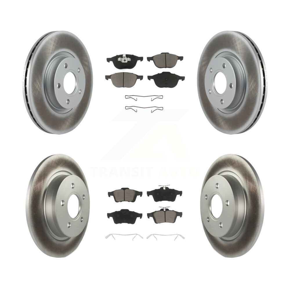 Transit Auto KGC-100659 Disc Brake Kit for 2004-2013 Volvo C30, Volvo C70 and More - Front and Rear