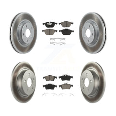 Transit Auto KGC-100659 Disc Brake Kit for 2004-2013 Volvo C30, Volvo C70 and More - Front and Rear