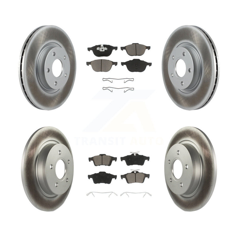 Transit Auto KGC-100659 Disc Brake Kit for 2004-2013 Volvo C30, Volvo C70 and More - Front and Rear