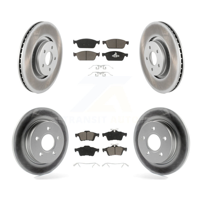 Transit Auto KGC-100660 Disc Brake Kit for 2013-2018 Ford Focus - Front and Rear