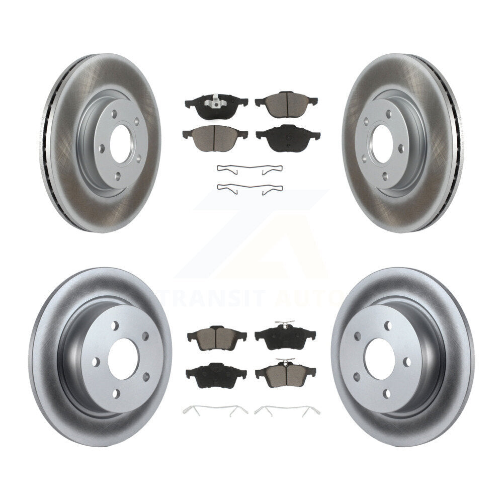 Transit Auto KGC-100663 Disc Brake Kit for 2013-2017 Ford C-Max, Ford Escape - Front and Rear