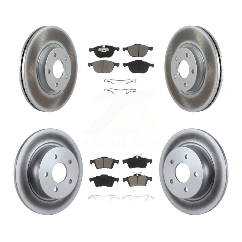 Transit Auto KGC-100663 Disc Brake Kit for 2013-2017 Ford C-Max, Ford Escape - Front and Rear
