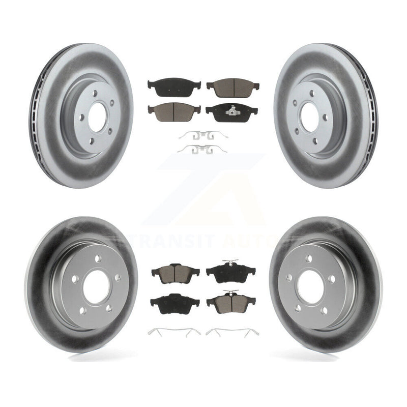 Transit Auto KGC-100664 Disc Brake Kit for 2013-2018 Ford Focus - Front and Rear