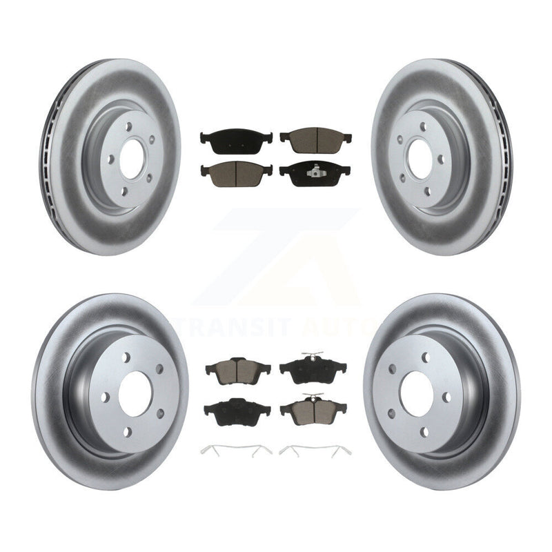 Transit Auto KGC-100665 Disc Brake Kit for 2013-2018 Ford Transit Connect, Ford Escape - Front and Rear