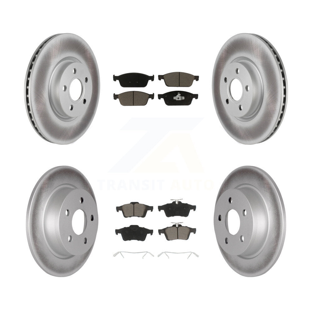 Transit Auto KGC-100666 Disc Brake Kit for 2018-2023 Ford Transit Connect - Front and Rear