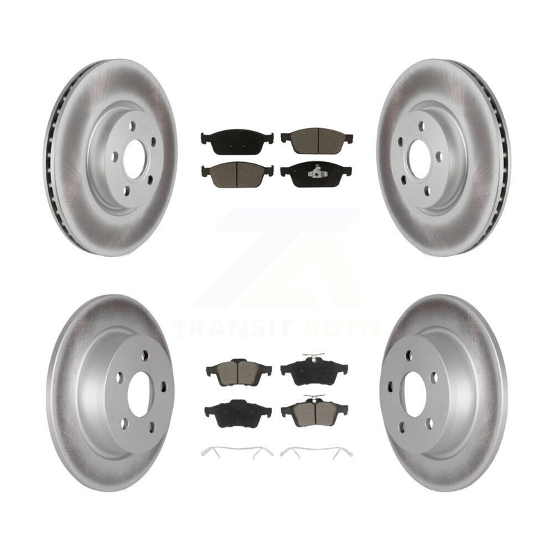 Transit Auto KGC-100666 Disc Brake Kit for 2018-2023 Ford Transit Connect - Front and Rear