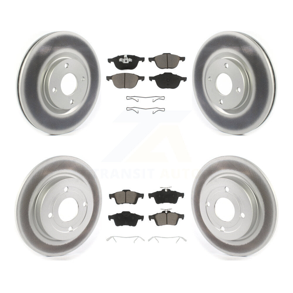 Transit Auto KGC-100668 Disc Brake Kit for 2018-2022 Ford EcoSport - Front and Rear