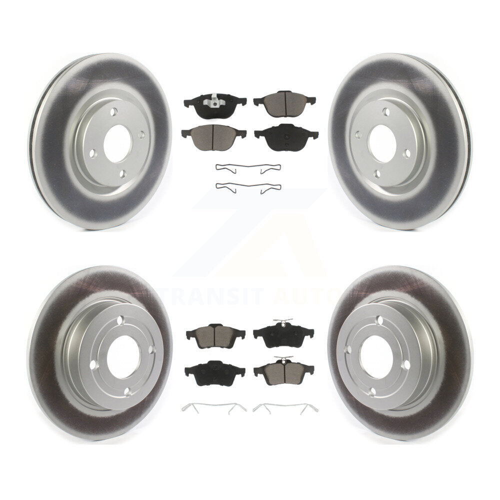 Transit Auto KGC-100669 Disc Brake Kit for 2018-2021 Ford EcoSport - Front and Rear