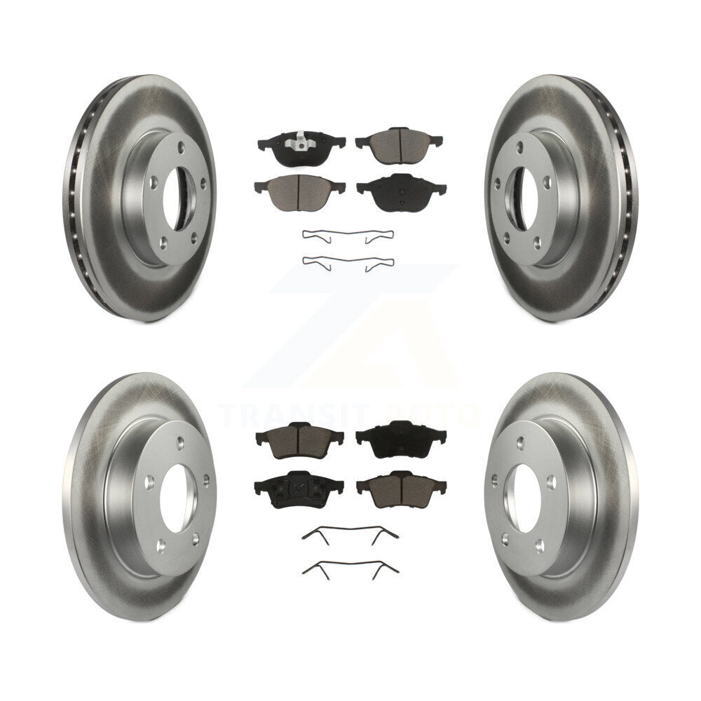 Transit Auto KGC-100670 Disc Brake Kit for 2004-2005 Mazda 3 - Front and Rear